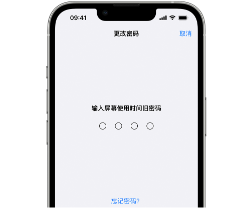 大安镇iPhone屏幕维修分享iPhone屏幕使用时间密码忘记了怎么办 