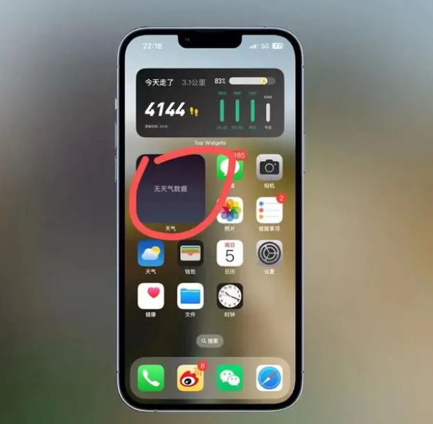 大安镇苹果手机维修分享:iOS16主屏幕天气小组件无法正常工作怎么办？ 