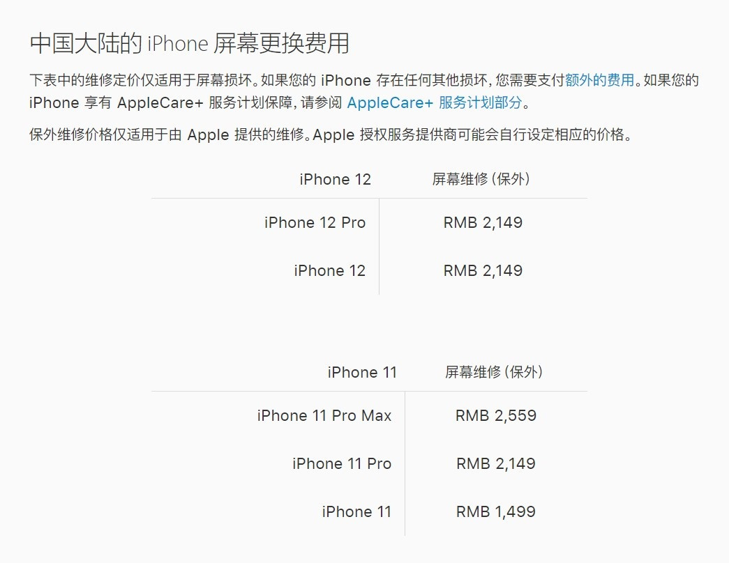 大安镇苹果手机维修分享iPhone 12/12 Pro 更换屏幕多少钱 